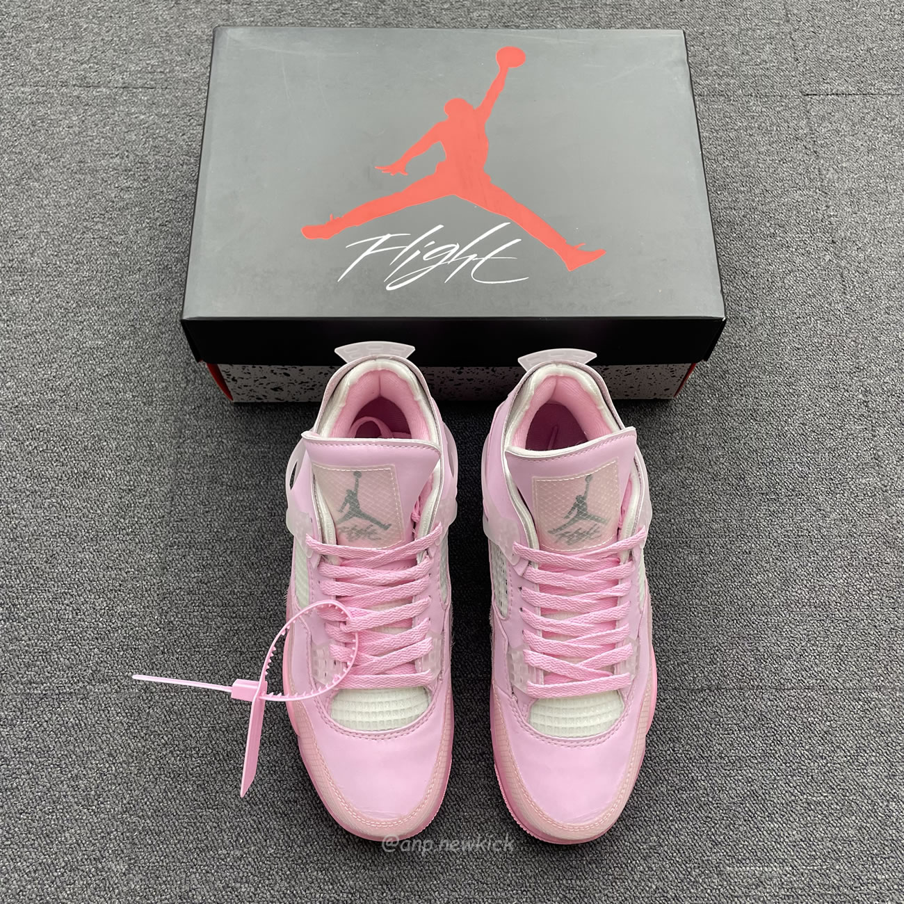 Air Jordan 4 Retro Off Pink Sail Womens Cv9388 105 (5) - newkick.vip