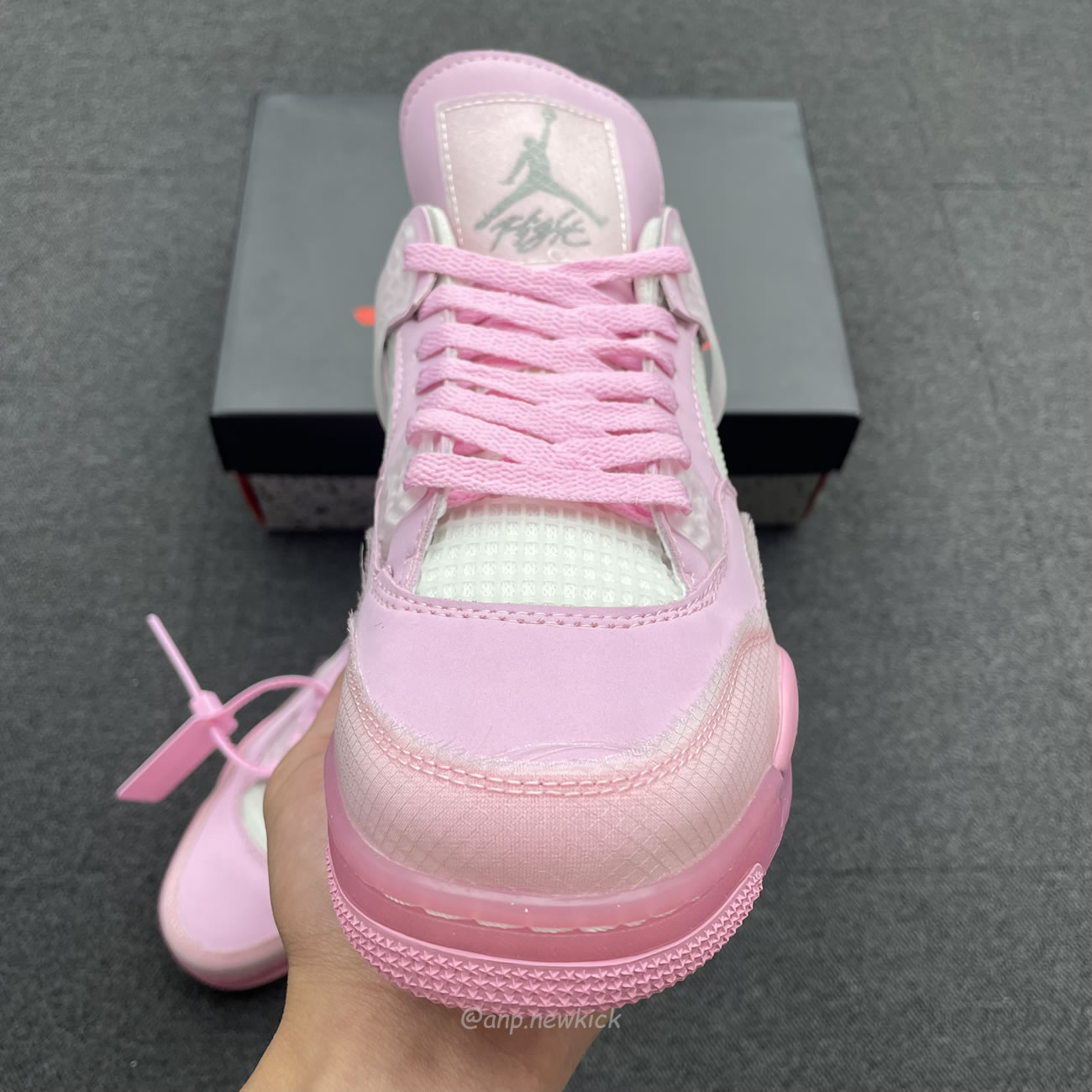 Air Jordan 4 Retro Off Pink Sail Womens Cv9388 105 (7) - newkick.vip