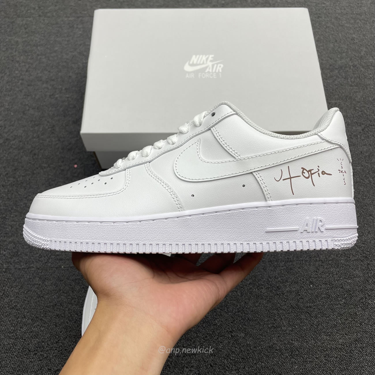 Nike Air Force 1 Low 07 White Travis Scott Cactus Jack Utopia Edition Cw2288 111 (9) - newkick.vip