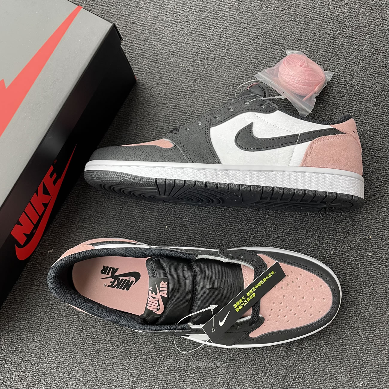 Air Jordan 1 Low Og Bleached Coral Cz0790 061 (5) - newkick.vip