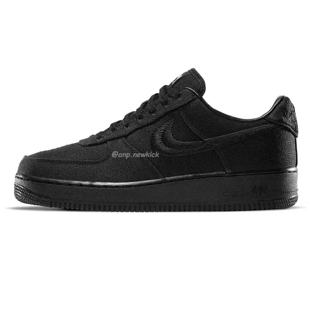 Nike Air Force 1 Low Stussy Black Cz9084 001 (1) - newkick.vip