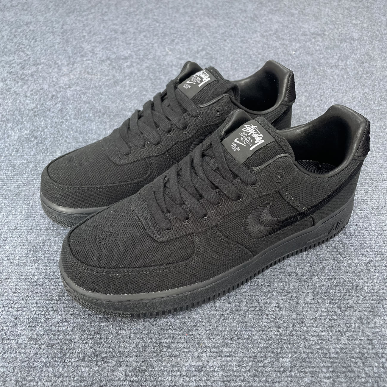 Nike Air Force 1 Low Stussy Black Cz9084 001 (3) - newkick.vip