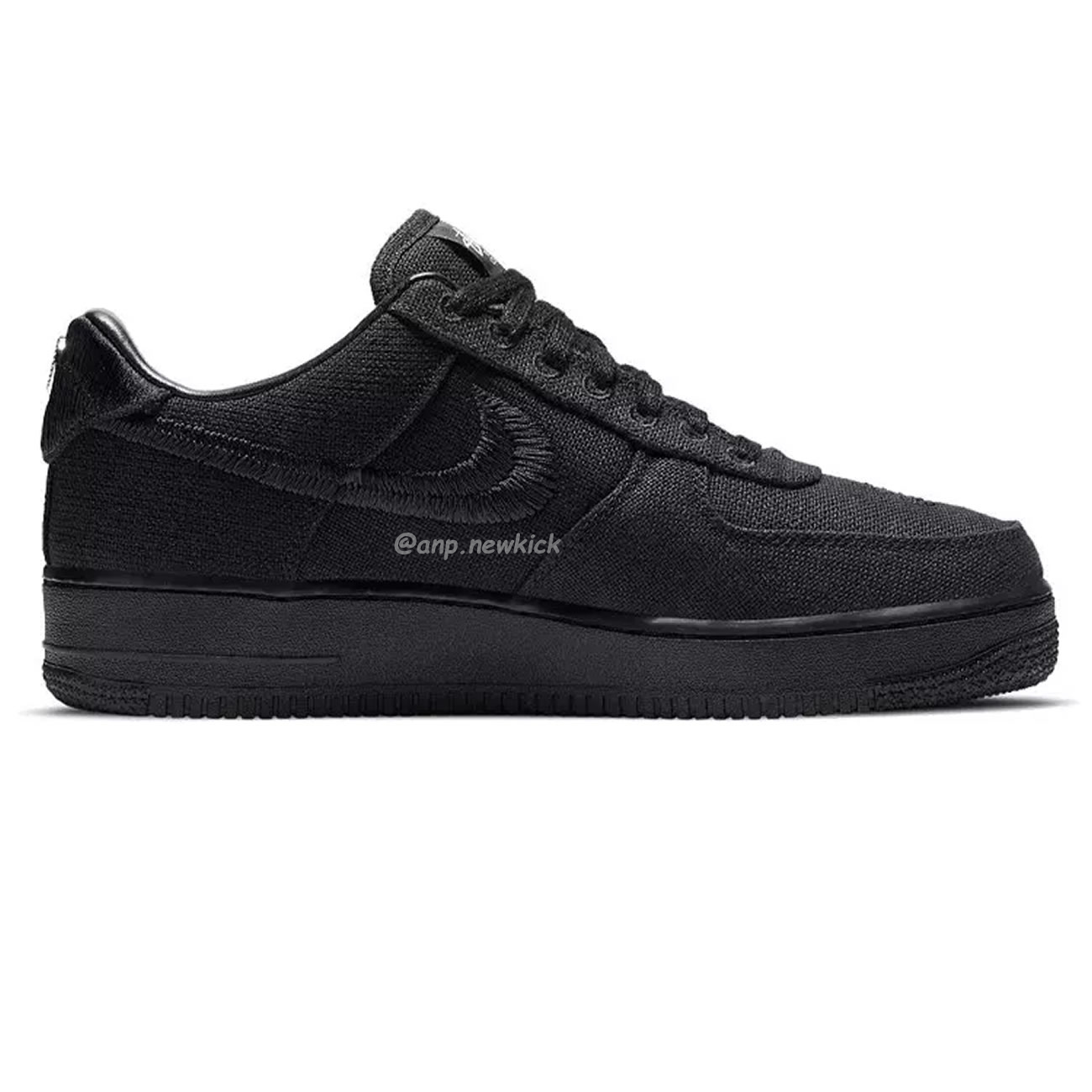 Nike Air Force 1 Low Stussy Black Cz9084 001 (8) - newkick.vip