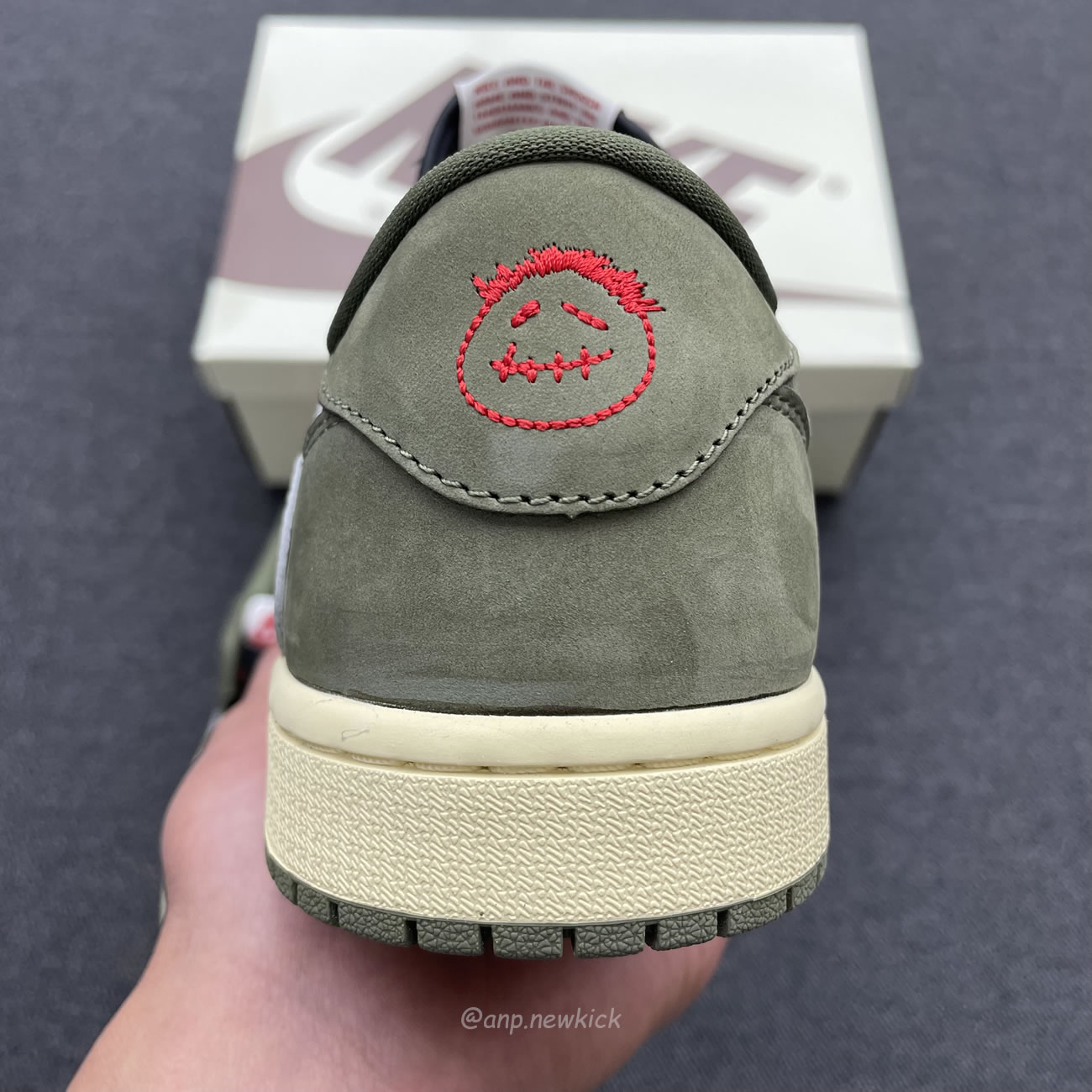 Travis Scott X Nike Air Jordan 1 Retro Low Og Sp Black Olive Dm7866 002 (11) - newkick.vip