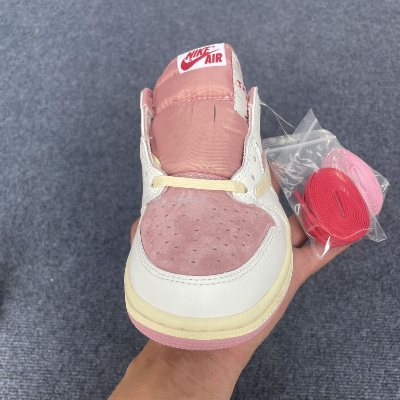 Air Jordan 1 Retro Low Og Sp Travis Scott Sail Shy Pink Dm7866 106 (14) - newkick.vip