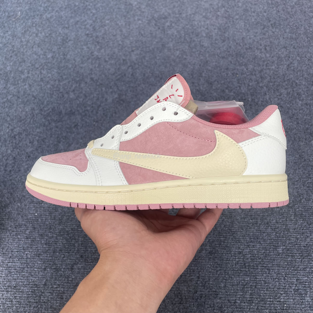 Air Jordan 1 Retro Low Og Sp Travis Scott Sail Shy Pink Dm7866 106 (9) - newkick.vip