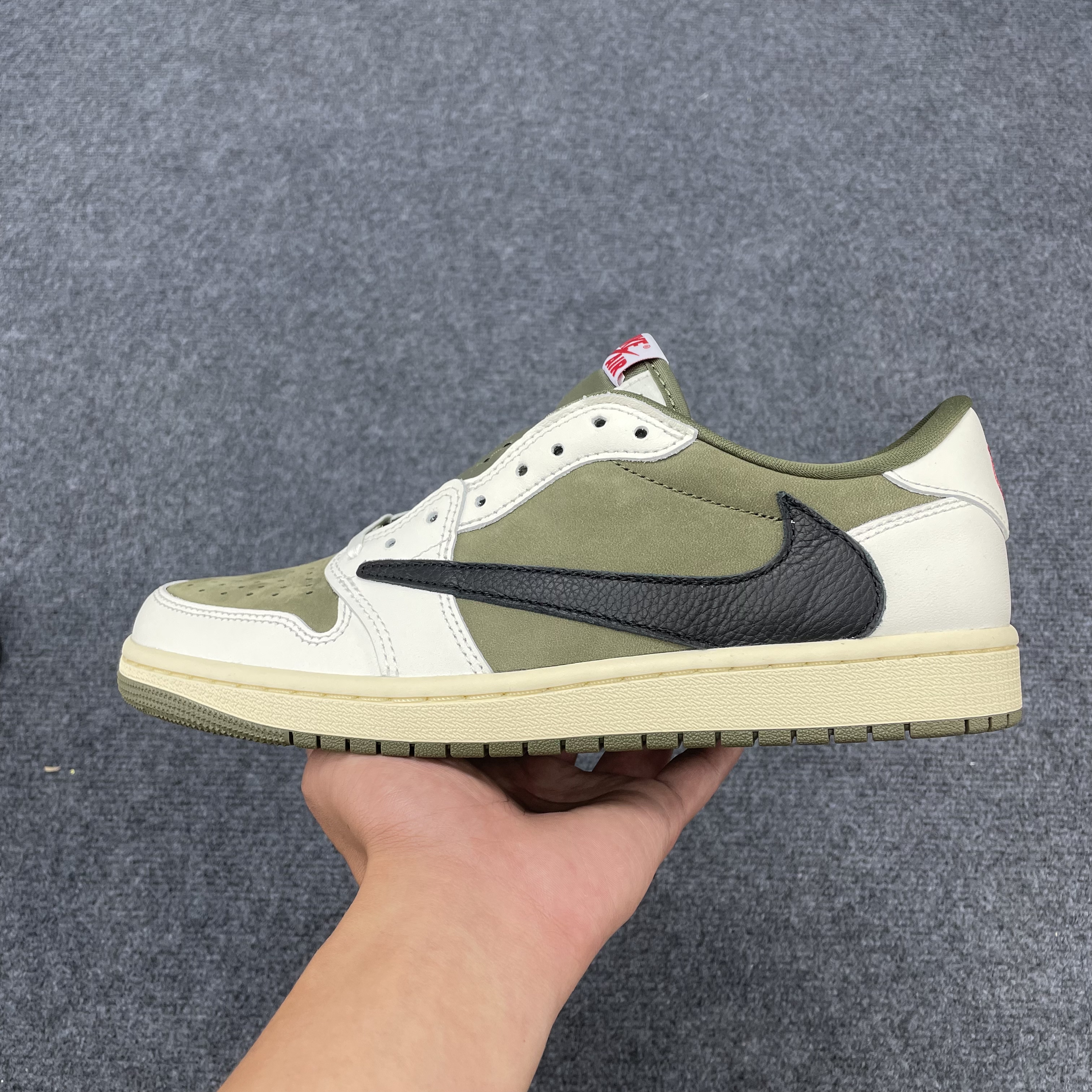 Travis Scott X Air Jordan 1 Low Og Sp Medium Olive Dm7866 200 (30) - newkick.vip