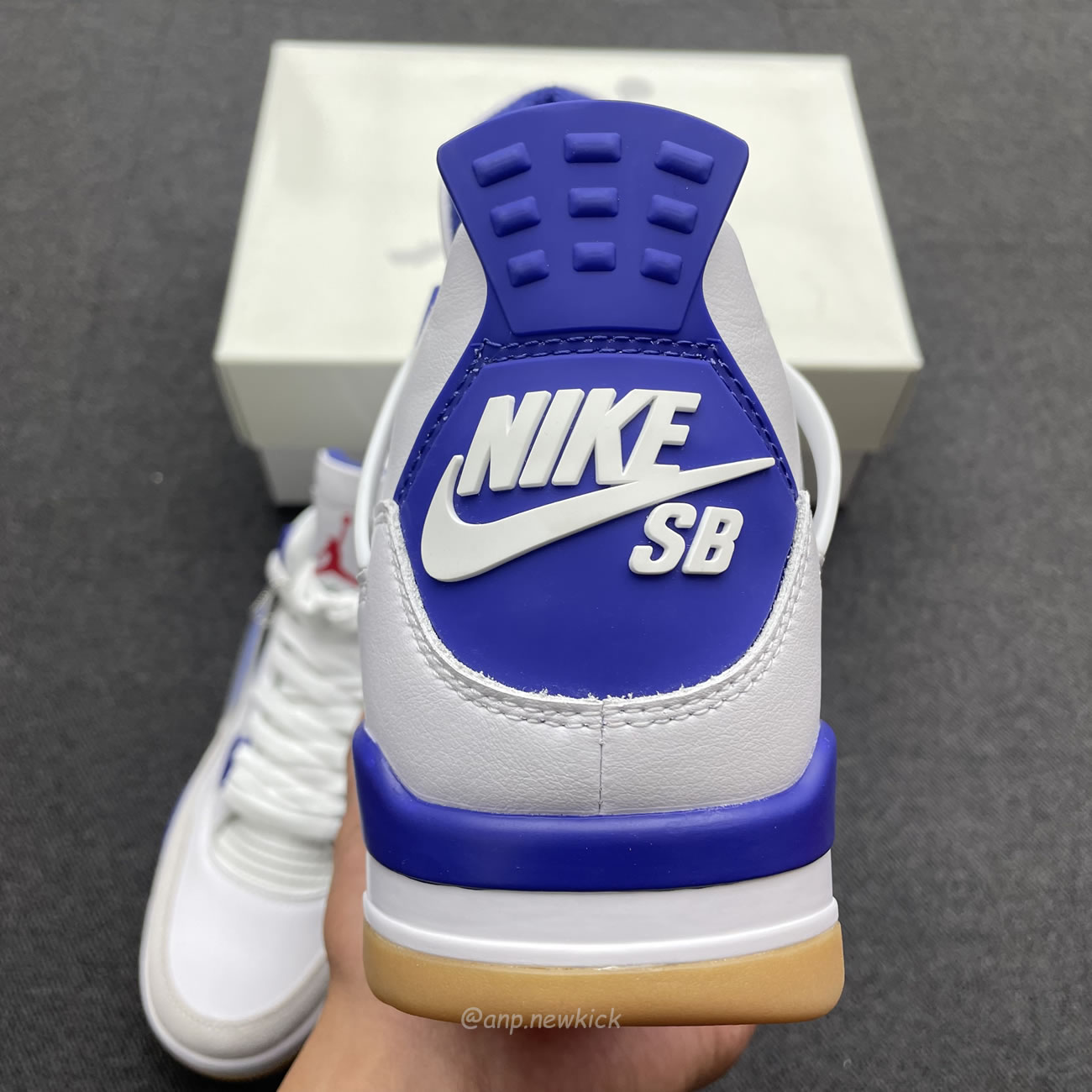 Air Jordan 4 Retro Sb White Blue Dr5415 105 (8) - newkick.vip