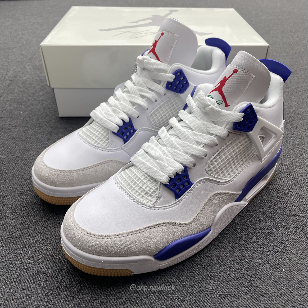 Air Jordan 4 Retro Sb White Blue Dr5415 105 (9) - newkick.vip