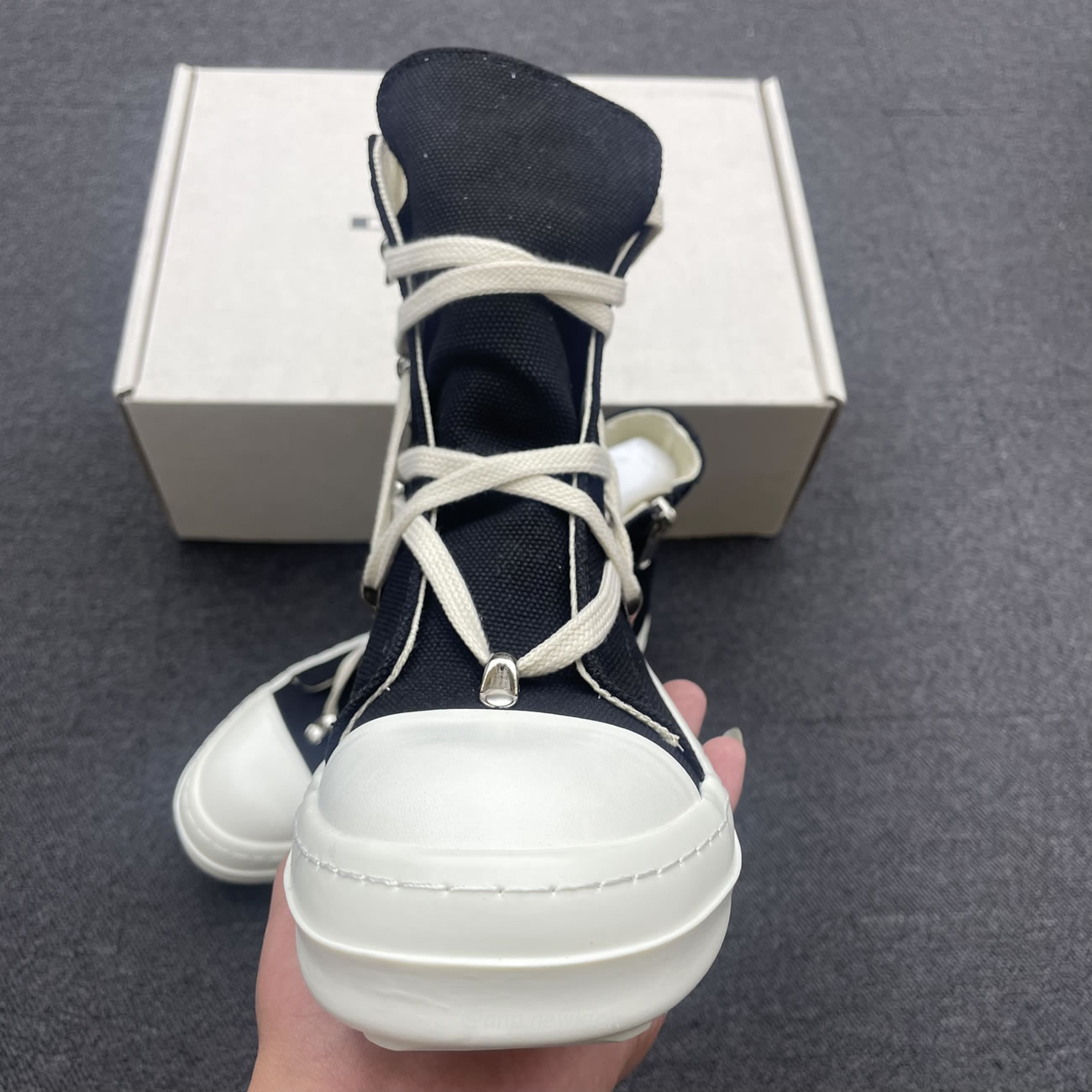 Rick Owens Drkshdw Strobe Hexa Black Du02b4805 (2) - newkick.vip