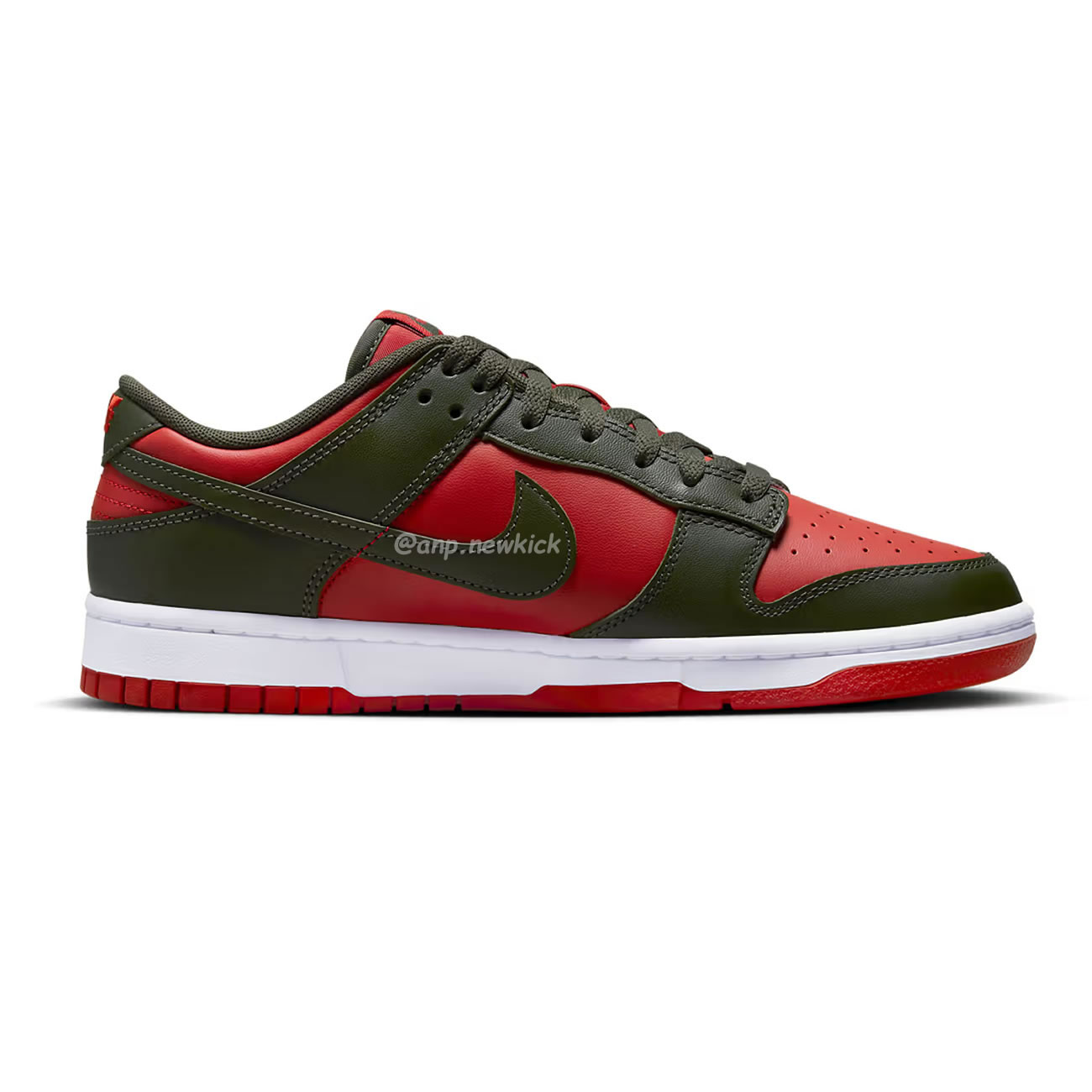 Nike Dunk Low Mystic Red Cargo Khaki Dv0833 600 (3) - newkick.vip