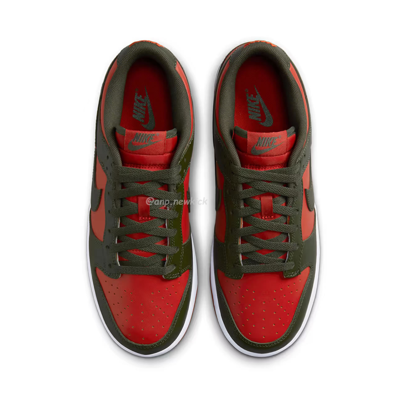 Nike Dunk Low Mystic Red Cargo Khaki Dv0833 600 (5) - newkick.vip