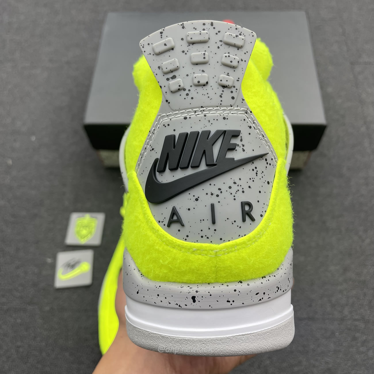 Air Jordan 4 Retro Tennis Ball Dv6773 700 (3) - newkick.vip