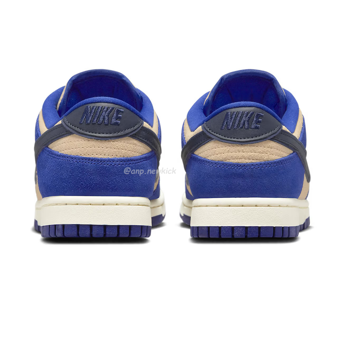 Nike Dunk Low Lx Blue Suede Womens Dv7411 400 (2) - newkick.vip