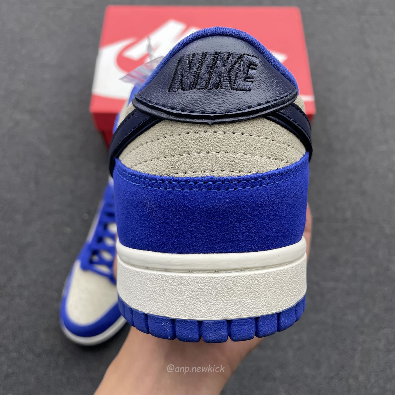 Nike Dunk Low Lx Blue Suede Womens Dv7411 400 (3) - newkick.vip