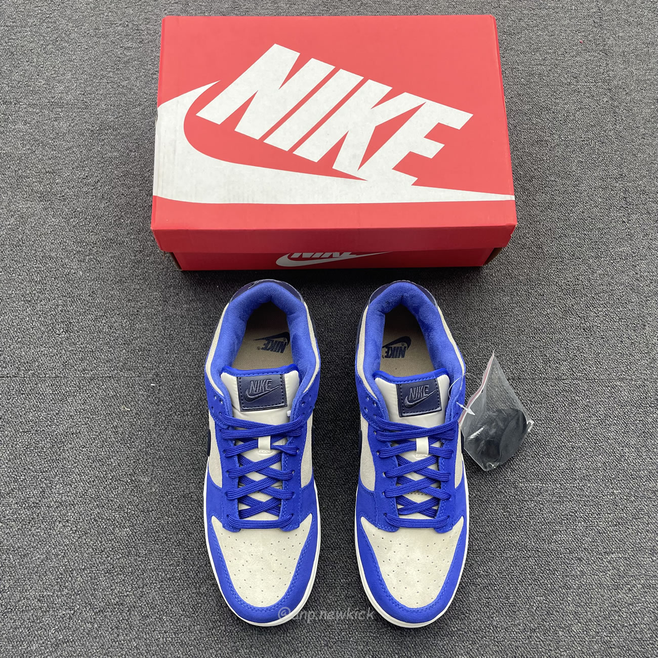 Nike Dunk Low Lx Blue Suede Womens Dv7411 400 (5) - newkick.vip