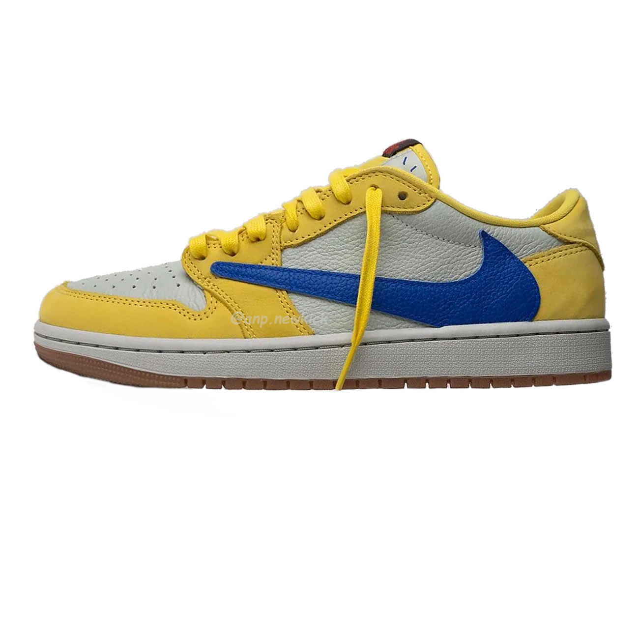 Travis Scott X Nike Air Jordan 1 Retro Low Og Sp Canary Dz4137 700 (1) - newkick.vip