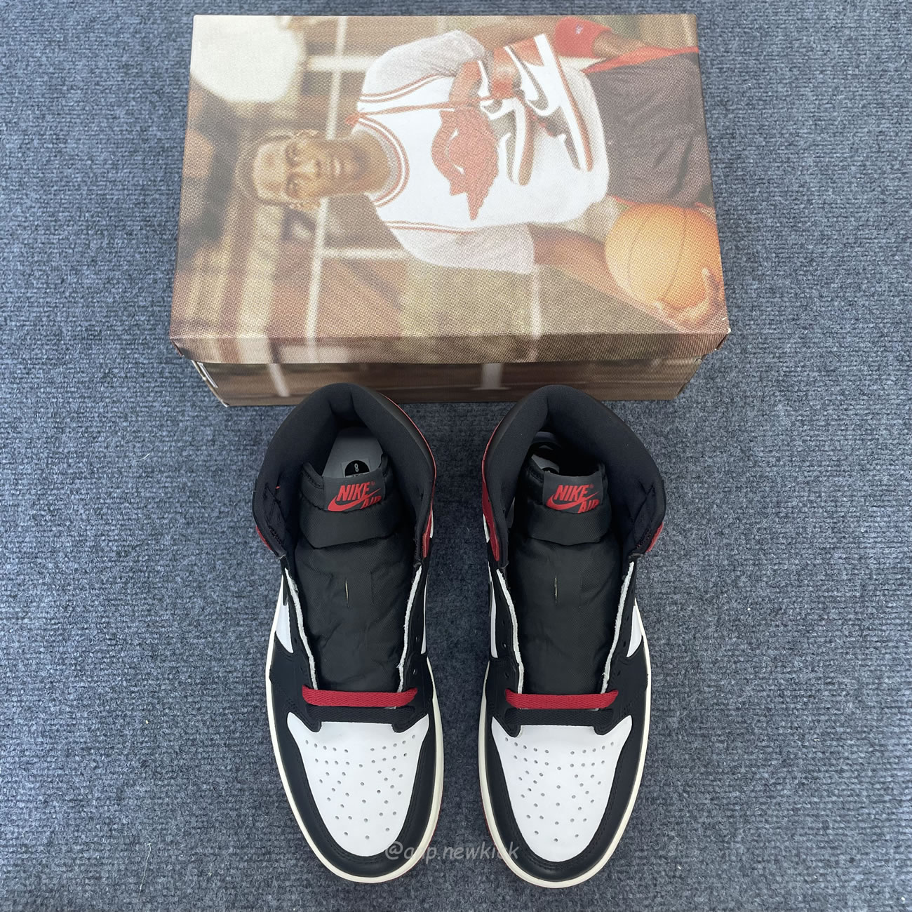 Air Jordan 1 High Og Black Toe Reimagined Dz5485 106 (2) - newkick.vip