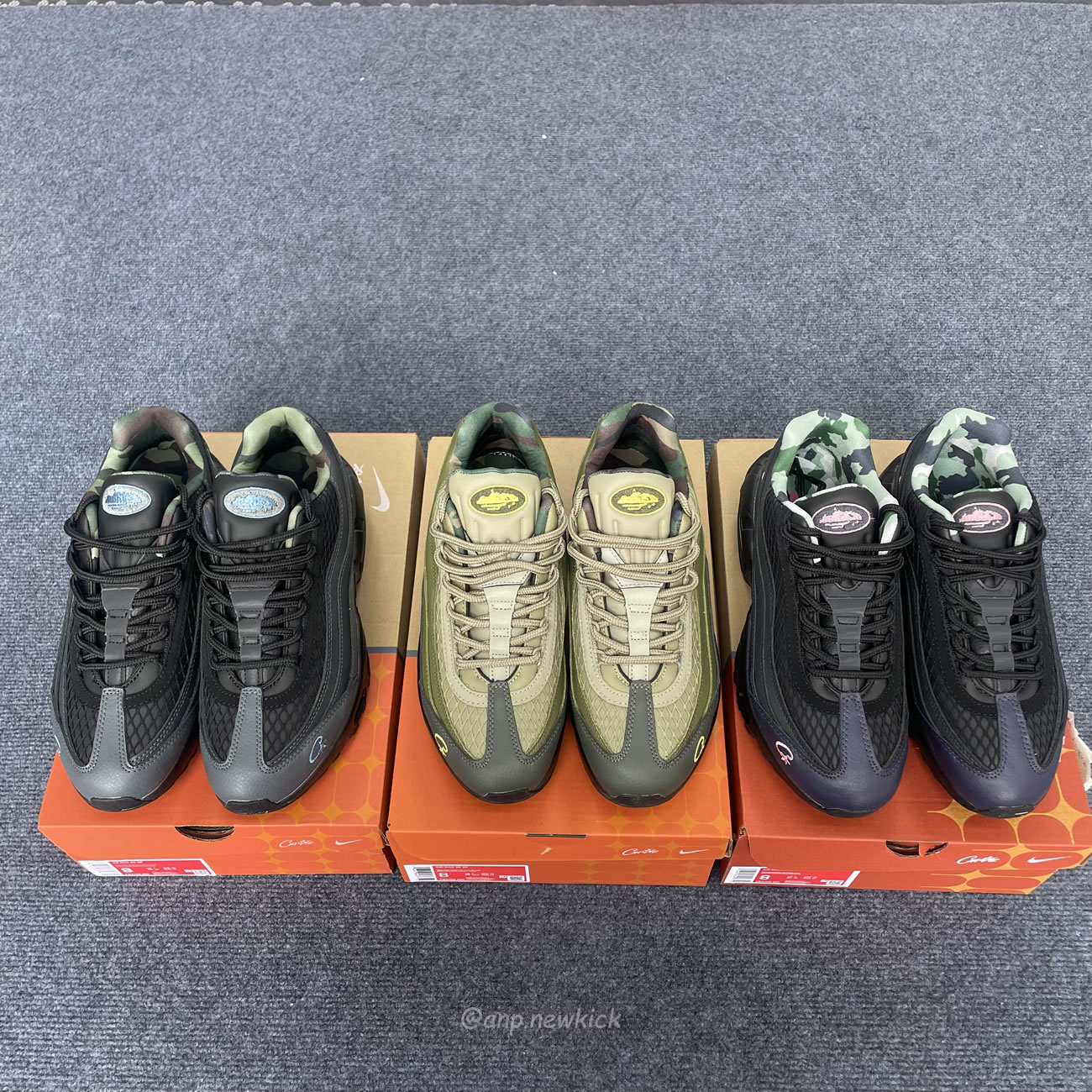 Nike Air Max 95 Sp Corteiz Pink Beam Fb2709 001 Gutta Green Fb2709 300 Aegean Storm Fb2709 002 (2) - newkick.vip