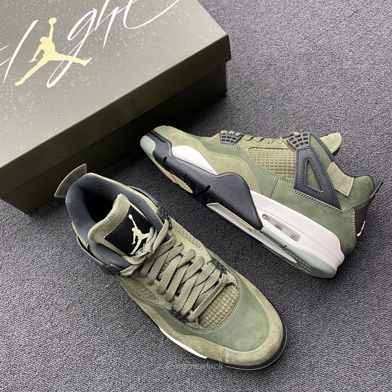 Air Jordan 4 Retro Se Craft Medium Olive Ps Fb9929 200 (7) - newkick.vip