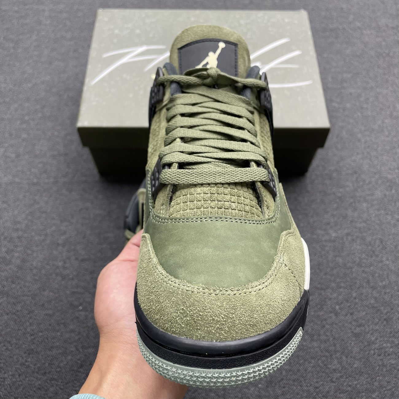 Air Jordan 4 Retro Se Craft Medium Olive Ps Fb9929 200 (8) - newkick.vip