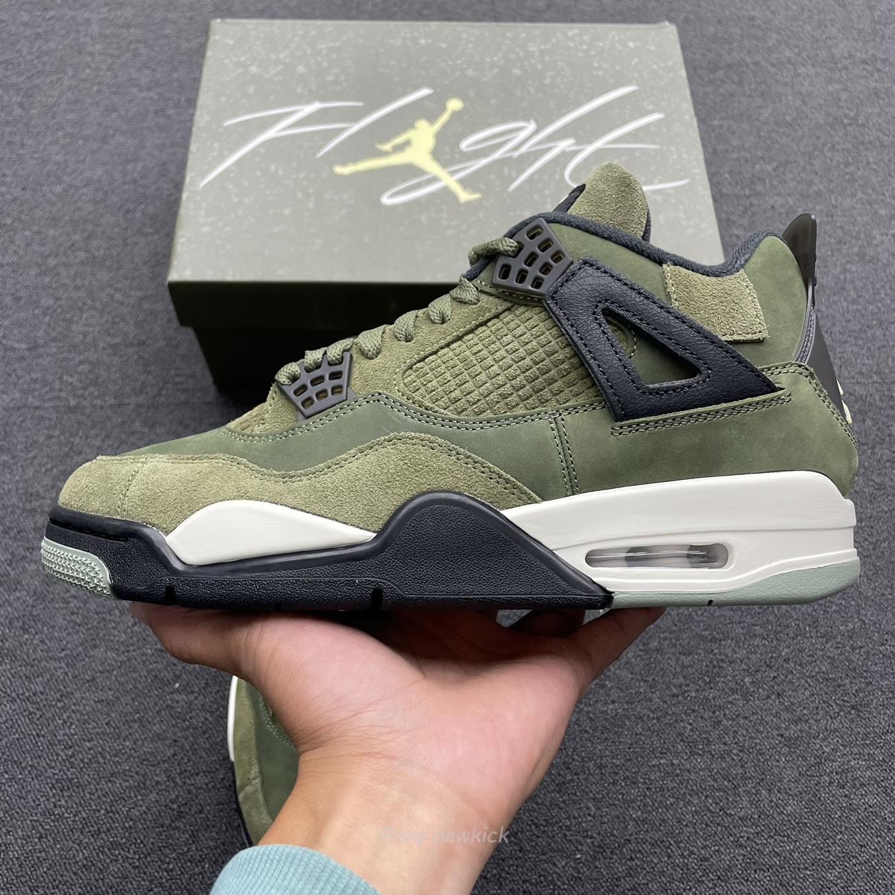 Air Jordan 4 Retro Se Craft Medium Olive Ps Fb9929 200 (9) - newkick.vip