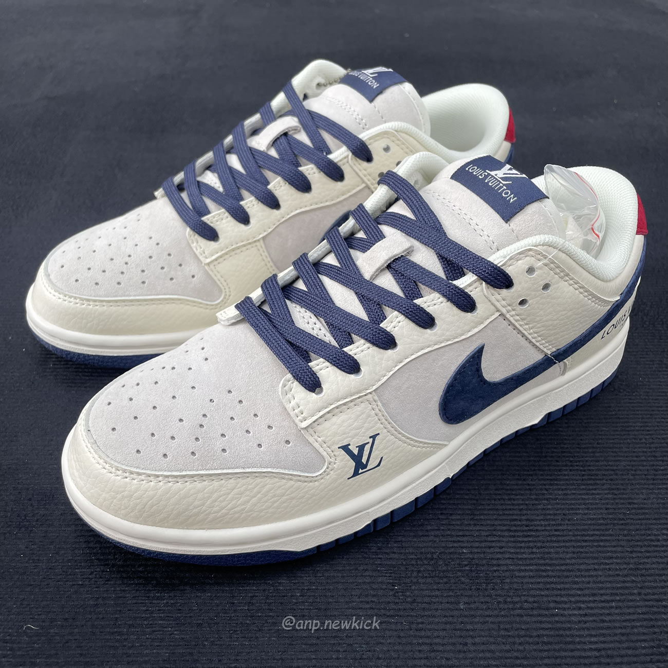 Nike Sb Dunk Low Lv Navy Blue Red Off White Fc1688 134 (5) - newkick.vip