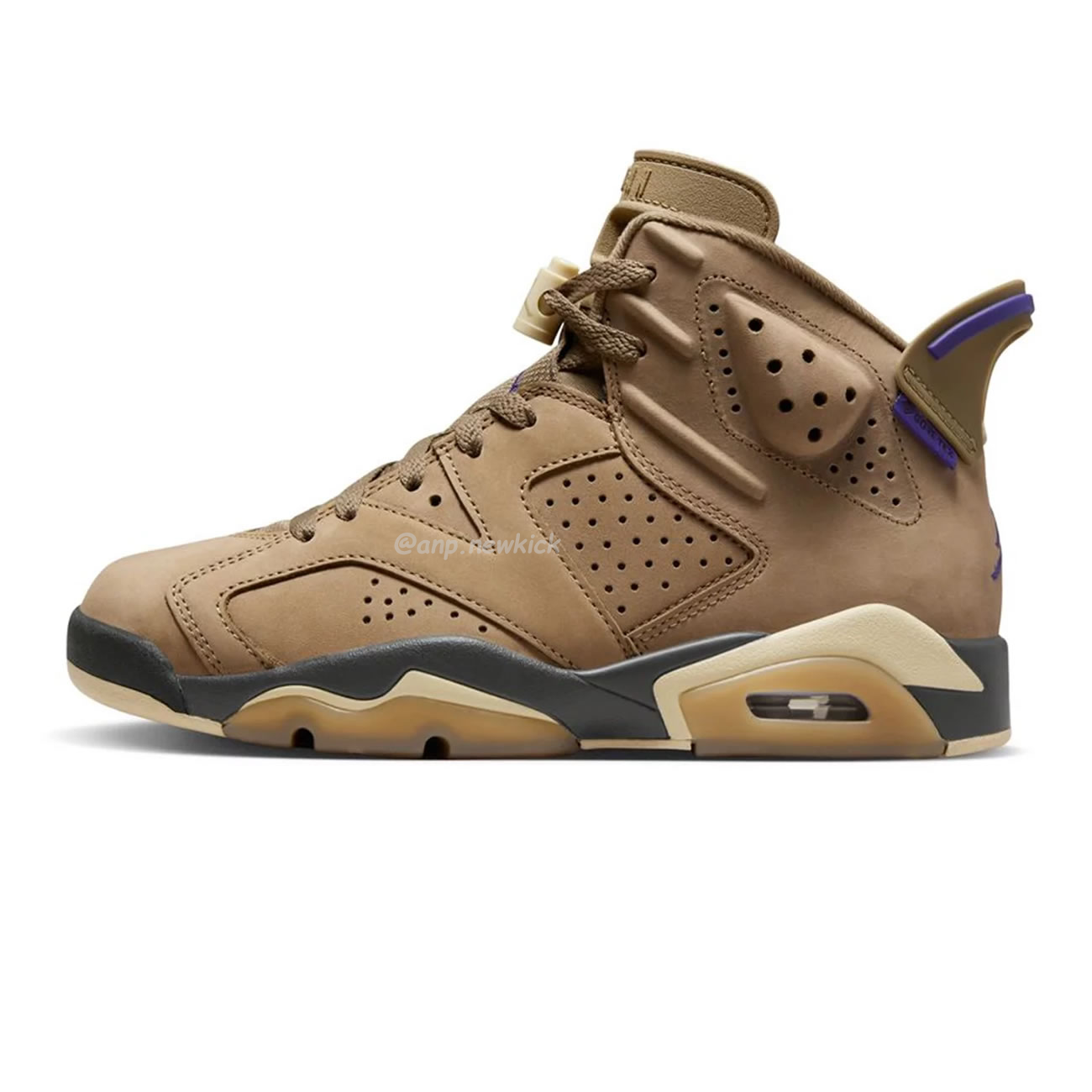 Air Jordan 6 Retro Gore Tex Brown Kelp Womens Fd1643 300 (1) - newkick.vip