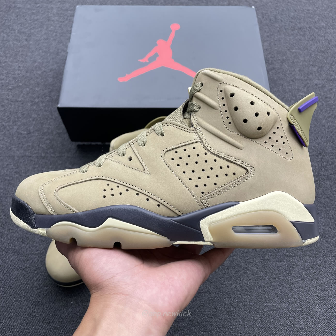 Air Jordan 6 Retro Gore Tex Brown Kelp Womens Fd1643 300 (13) - newkick.vip