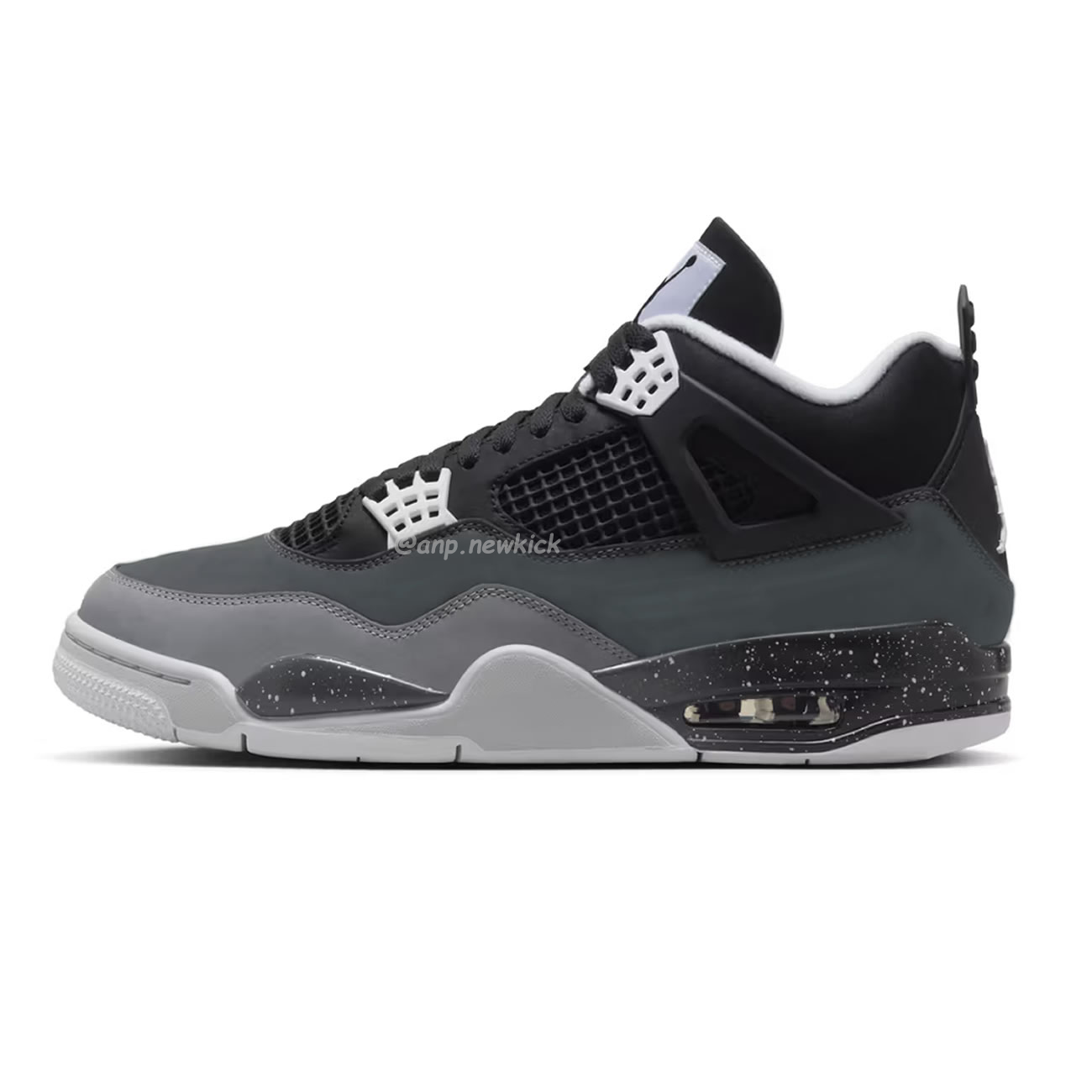 Air Jordan 4 Retro Fear Black Grey Fq8138 002 (1) - newkick.vip