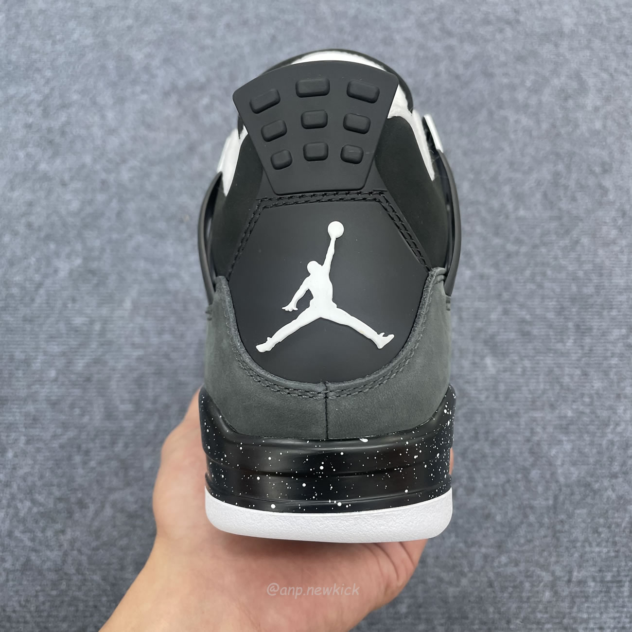 Air Jordan 4 Retro Fear Black Grey Fq8138 002 (4) - newkick.vip