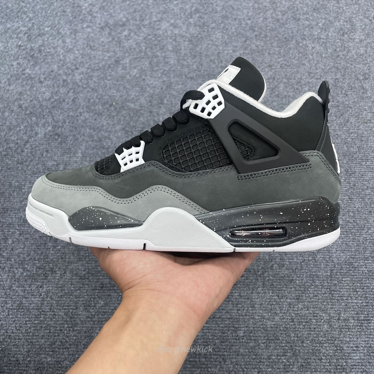 Air Jordan 4 Retro Fear Black Grey Fq8138 002 (5) - newkick.vip