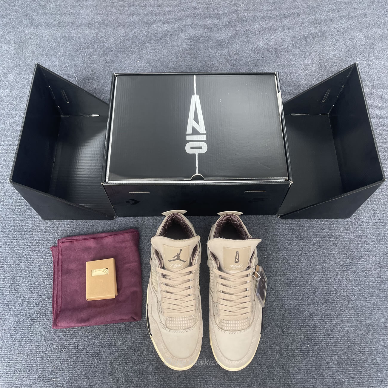 Air Jordan 4 Retro Og Sp A Ma Maniére While You Were Sleeping Womens Fz4810 200 (4) - newkick.vip