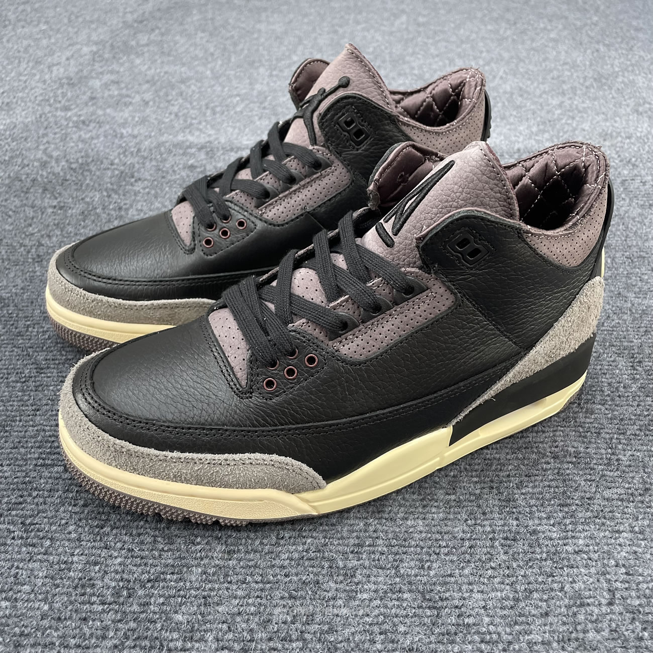 Air Jordan 3 Retro Og Sp A Ma Maniére Black Violet Ore Womens Fz4811 001 (8) - newkick.vip