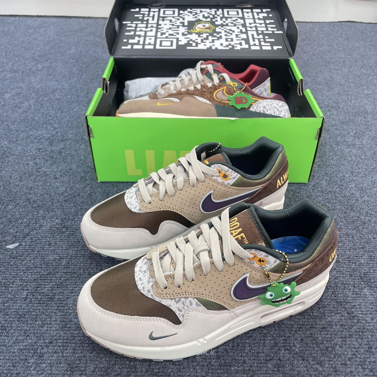 Nike Air Max 1 87 Luxe Premium University Of Oregon Pe 2024 Numbered Hq2639 100 (16) - newkick.vip