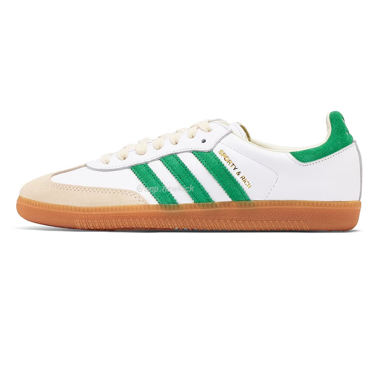 Adidas Samba Og Sporty Rich White Green Hq6075 (1) - newkick.vip