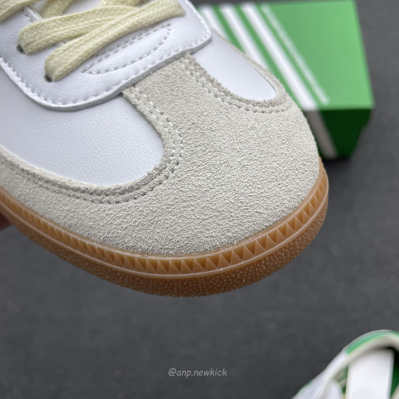 Adidas Samba Og Sporty Rich White Green Hq6075 (2) - newkick.vip