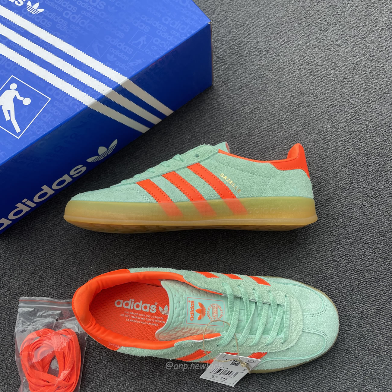 Adidas Gazelle Indoor Pulse Mint Womens Hq8714 (10) - newkick.vip