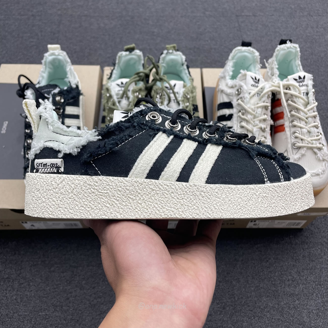 Adidas Campus 80s Song For The Mute Olive Bliss Black Id4792 Id4791 Id4818 (11) - newkick.vip