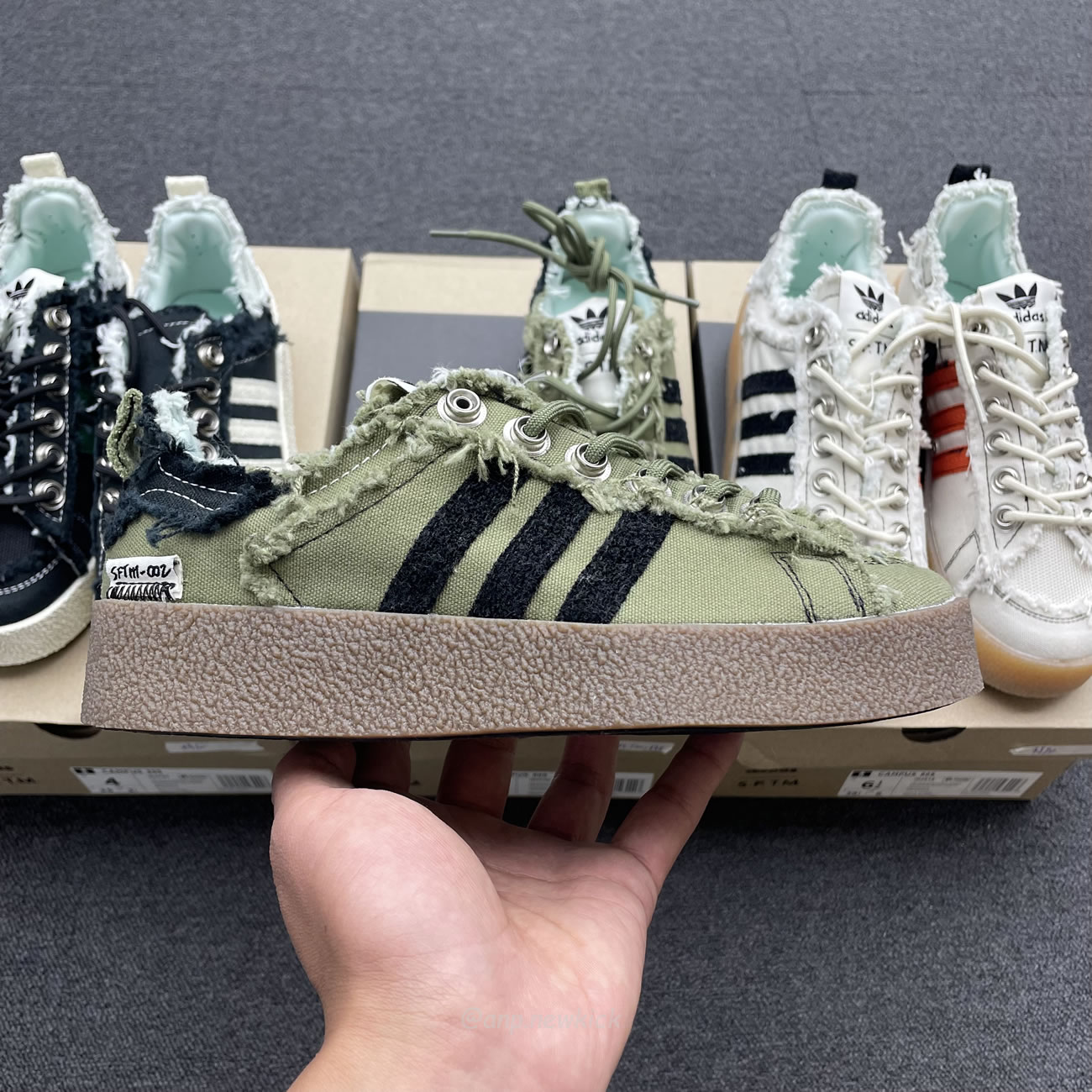 Adidas Campus 80s Song For The Mute Olive Bliss Black Id4792 Id4791 Id4818 (3) - newkick.vip