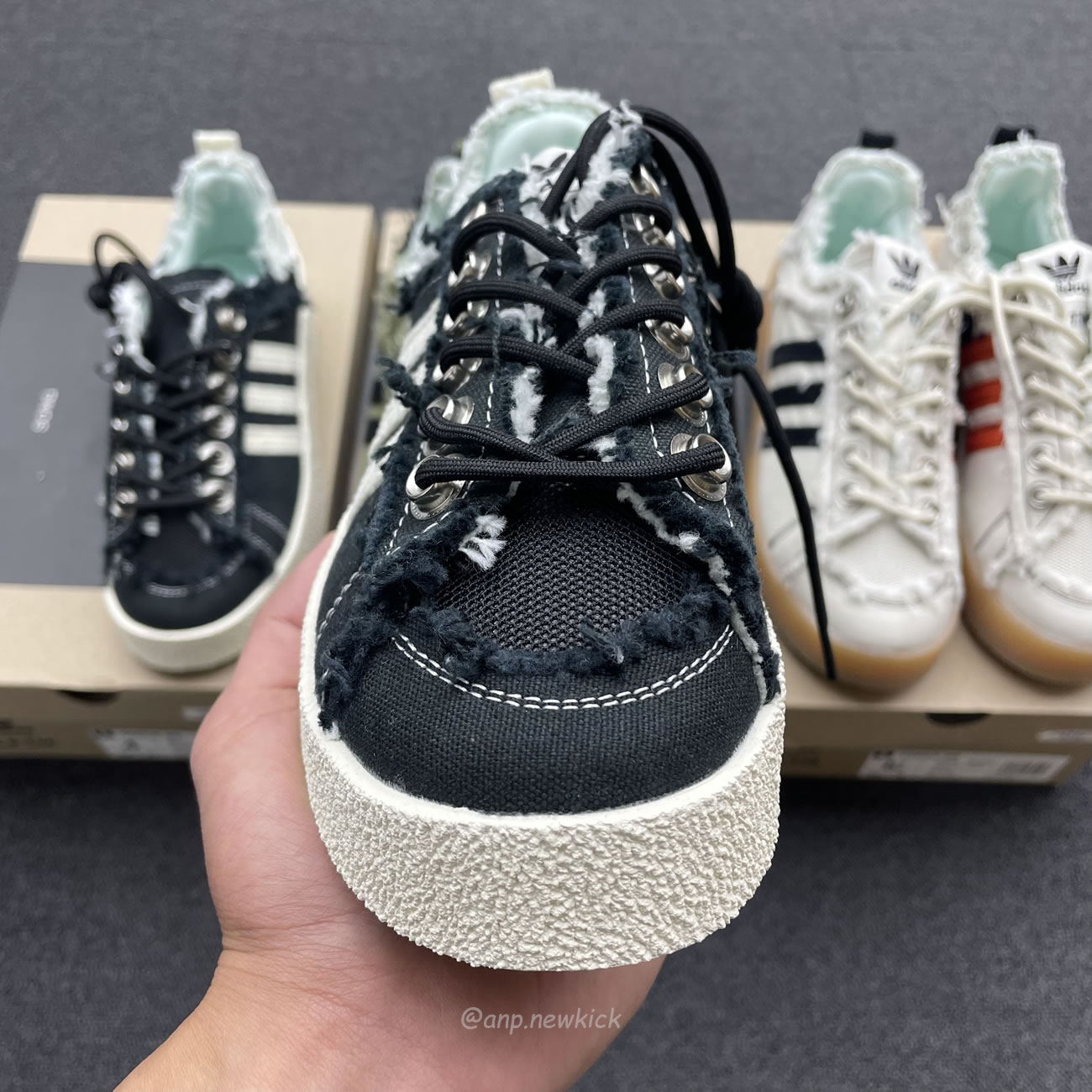 Adidas Campus 80s Song For The Mute Olive Bliss Black Id4792 Id4791 Id4818 (4) - newkick.vip