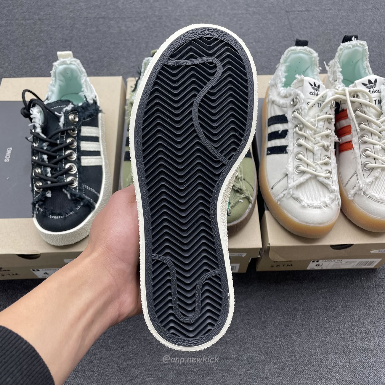 Adidas Campus 80s Song For The Mute Olive Bliss Black Id4792 Id4791 Id4818 (5) - newkick.vip