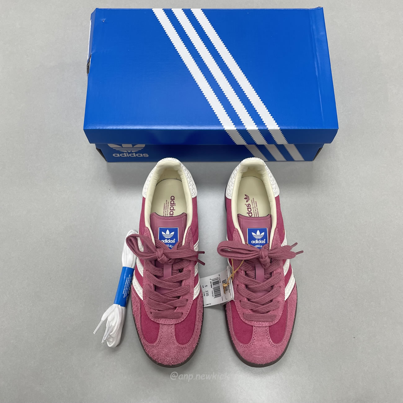 Adidas Gazelle Indoor Pink Cloud White If1809 (3) - newkick.vip