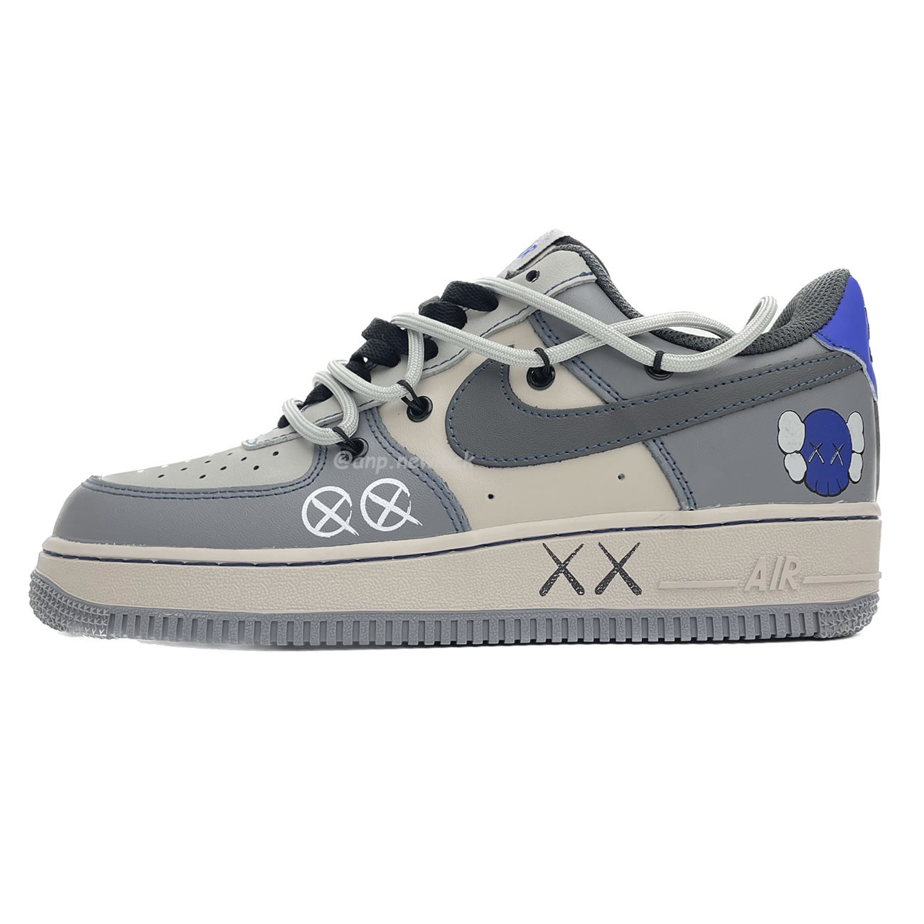 Nike Kaws X Air Force 1 Low Grey Royal Ks6869 333 (1) - newkick.vip