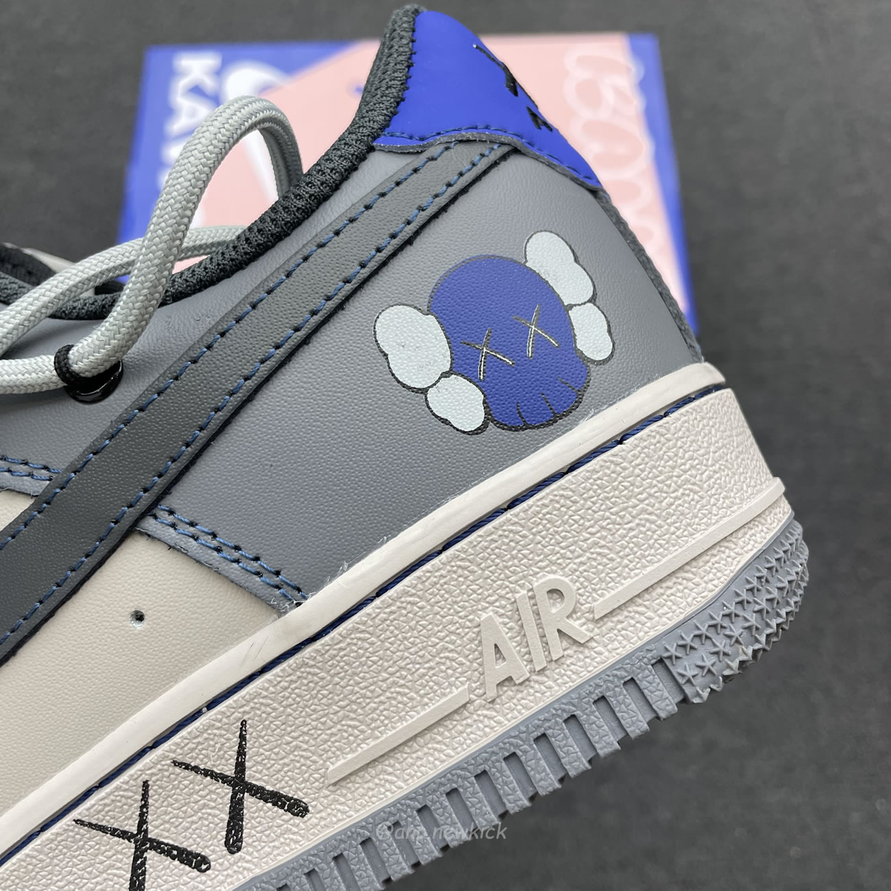 Nike Kaws X Air Force 1 Low Grey Royal Ks6869 333 (3) - newkick.vip