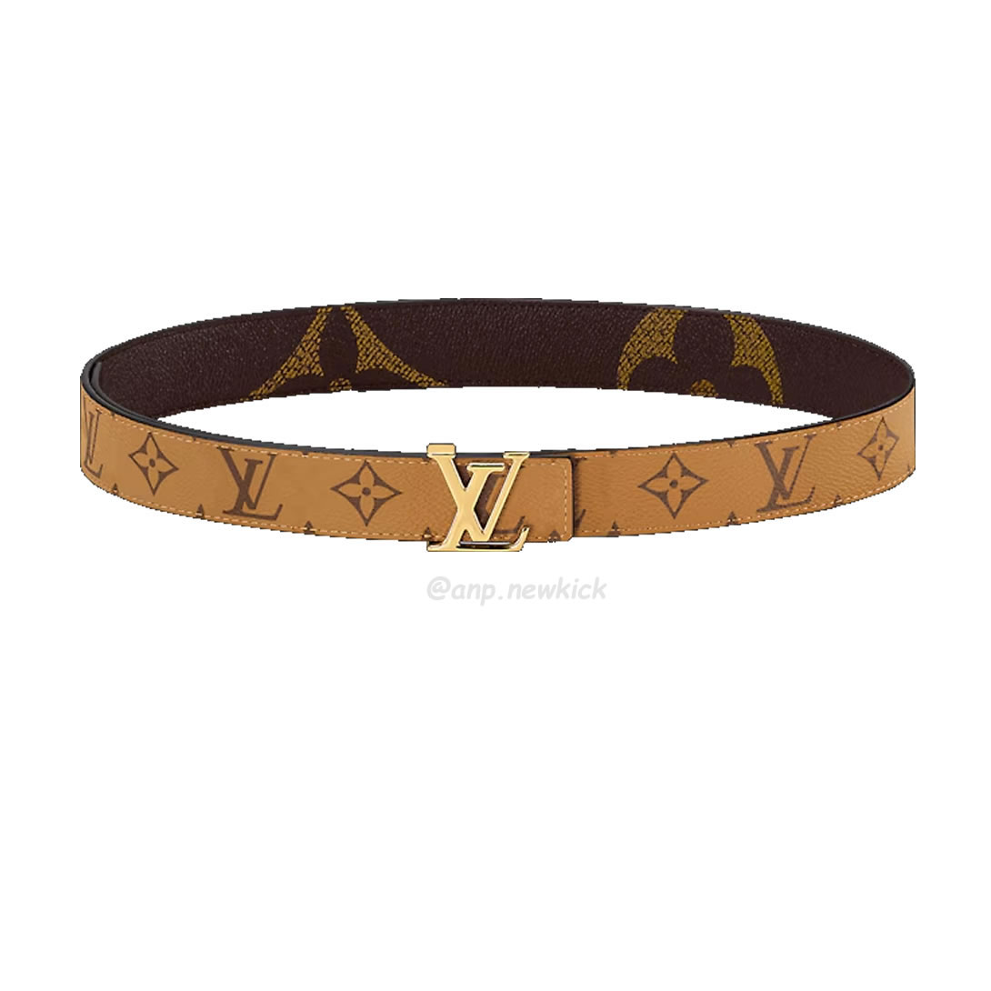 Louis Vuitton Reversible Belt Lv Iconic Monogram Giant Reverse 30 Mm Brown M0149u (5) - newkick.vip