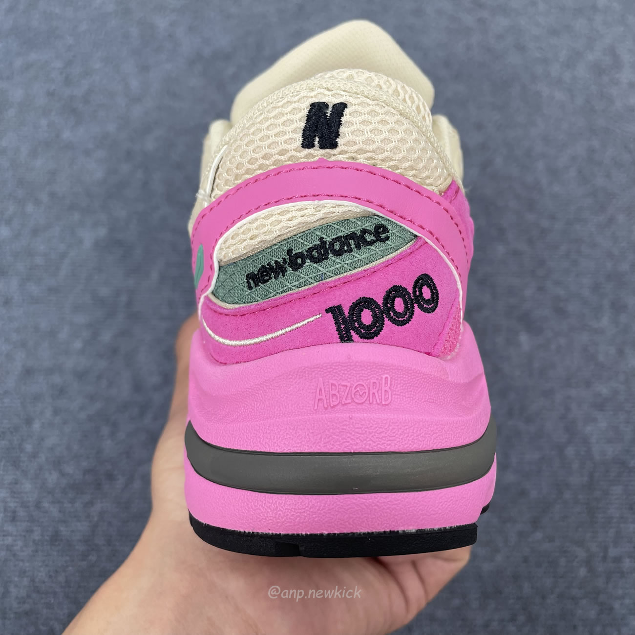 New Balance 1000 Tan Pink Green M1000mc (2) - newkick.vip