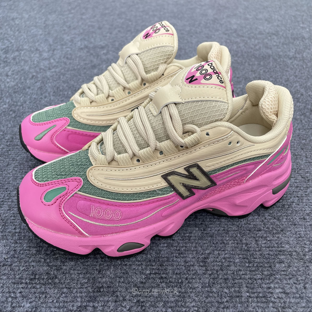 New Balance 1000 Tan Pink Green M1000mc (3) - newkick.vip