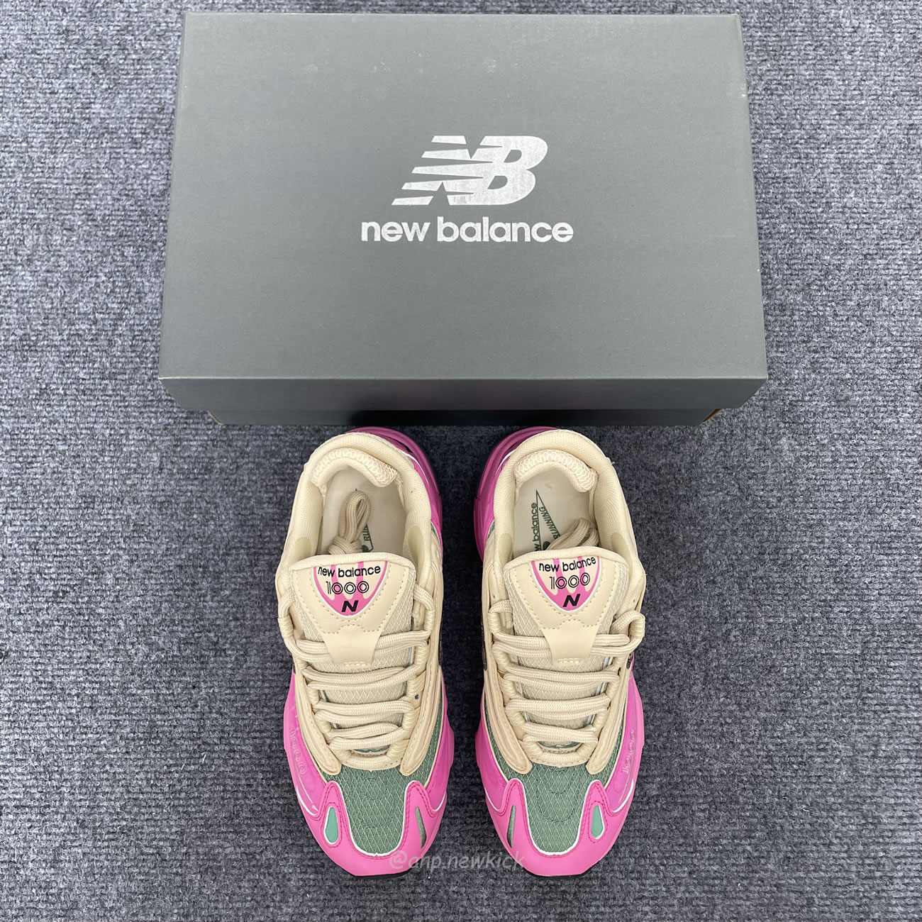 New Balance 1000 Tan Pink Green M1000mc (5) - newkick.vip