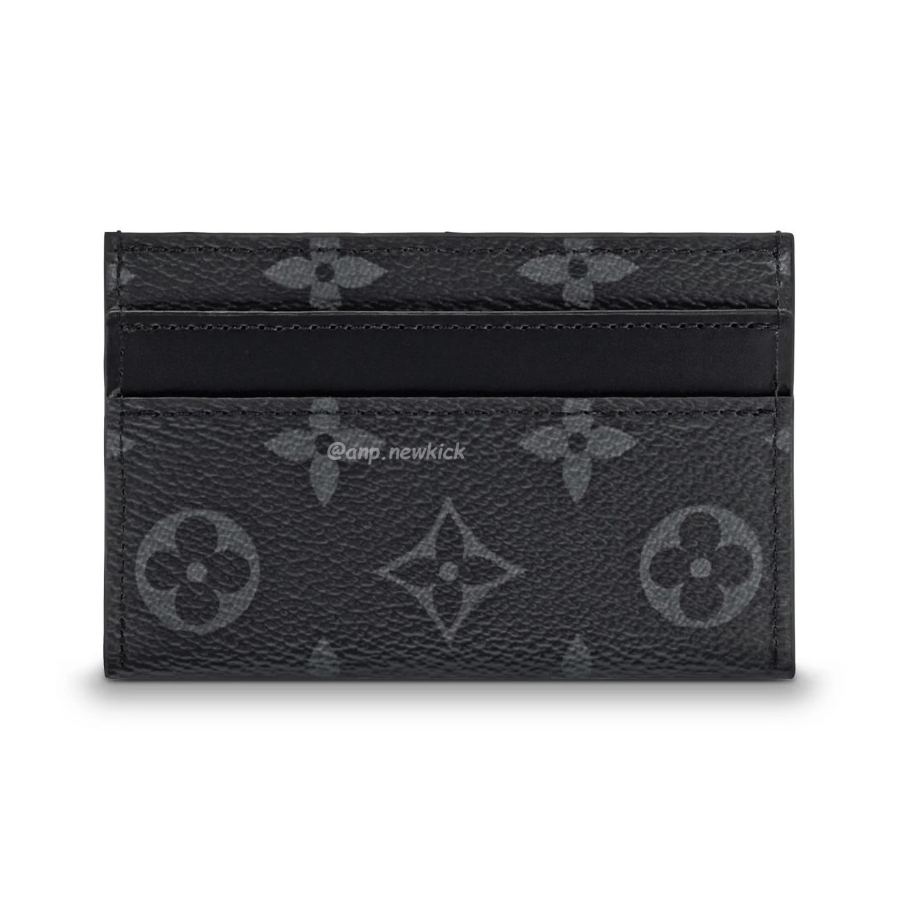 Louis Vuitton Card Holder Porte Cartes Double Monogram Eclipse Blackgrey M62170 (1) - newkick.vip